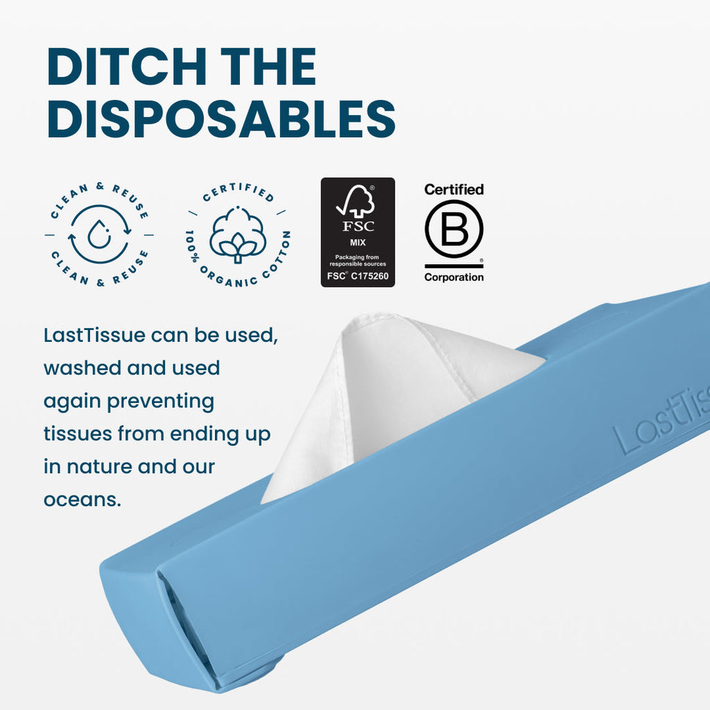 LastTissue Box Blue